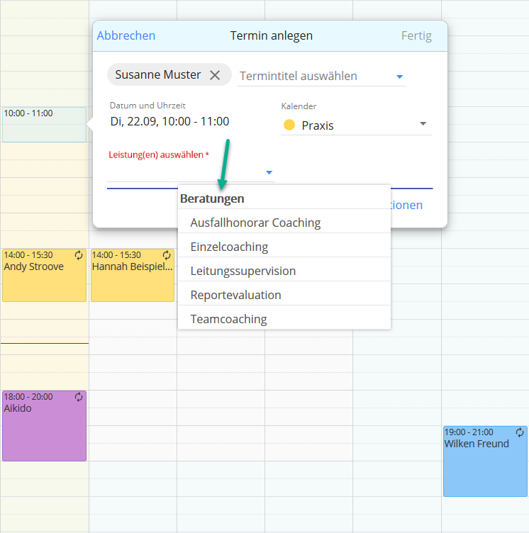 Leistungengruppen als Leistungskette