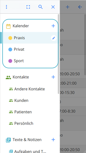 unbegrenzt viele Kalender
