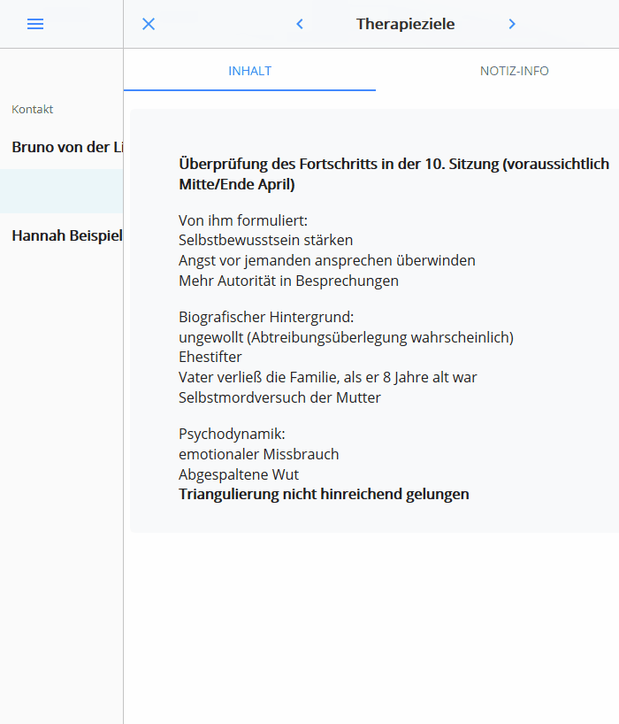 Überblick zu Texten